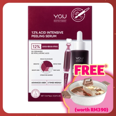 Y.O.U Reeffect Boost 12% Acid Intensive Peeling Serum-1.5ml x 5