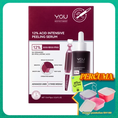 Y.O.U - Reeffect Boost 12% Acid Intensive Peeling Serum-1.5ml x 5