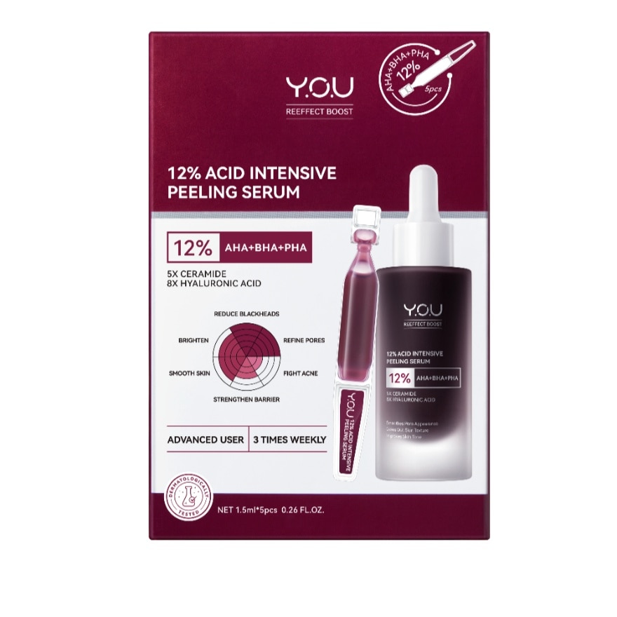 Reeffect Boost 12% Acid Intensive Peeling Serum-1.5ml x 5