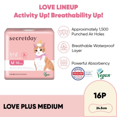 SECRET DAY Love Plus Medium 24.5cm 16s