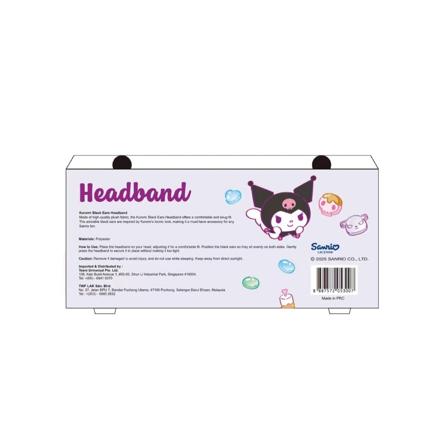Kuromi Black Ears Headband