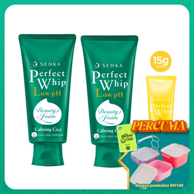 SENKA - Perfect Whip Cica 100g Twin Pack + Assorted Perfect Whip 15g
