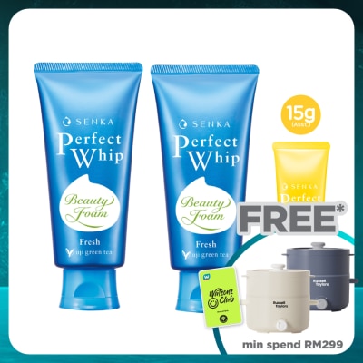 SENKA Perfect Whip Fresh 100g Twin Pack + Assorted Perfect Whip 15g