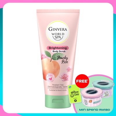 GINVERA World Spa Body Scrub Peachy Rose 200ml