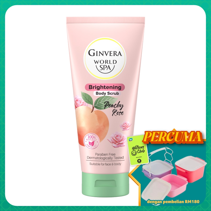 World Spa Body Scrub Peachy Rose 200ml