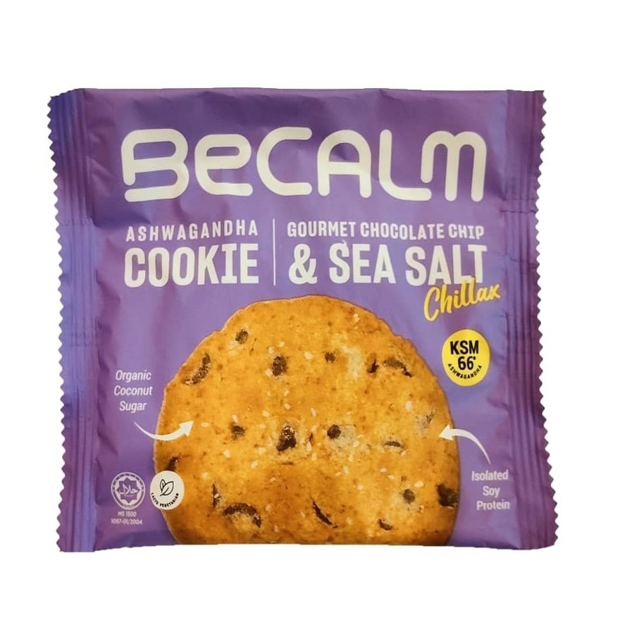 Chillax Ashwagandha Gourmet Chocolate Chip and Sea Salt 1s