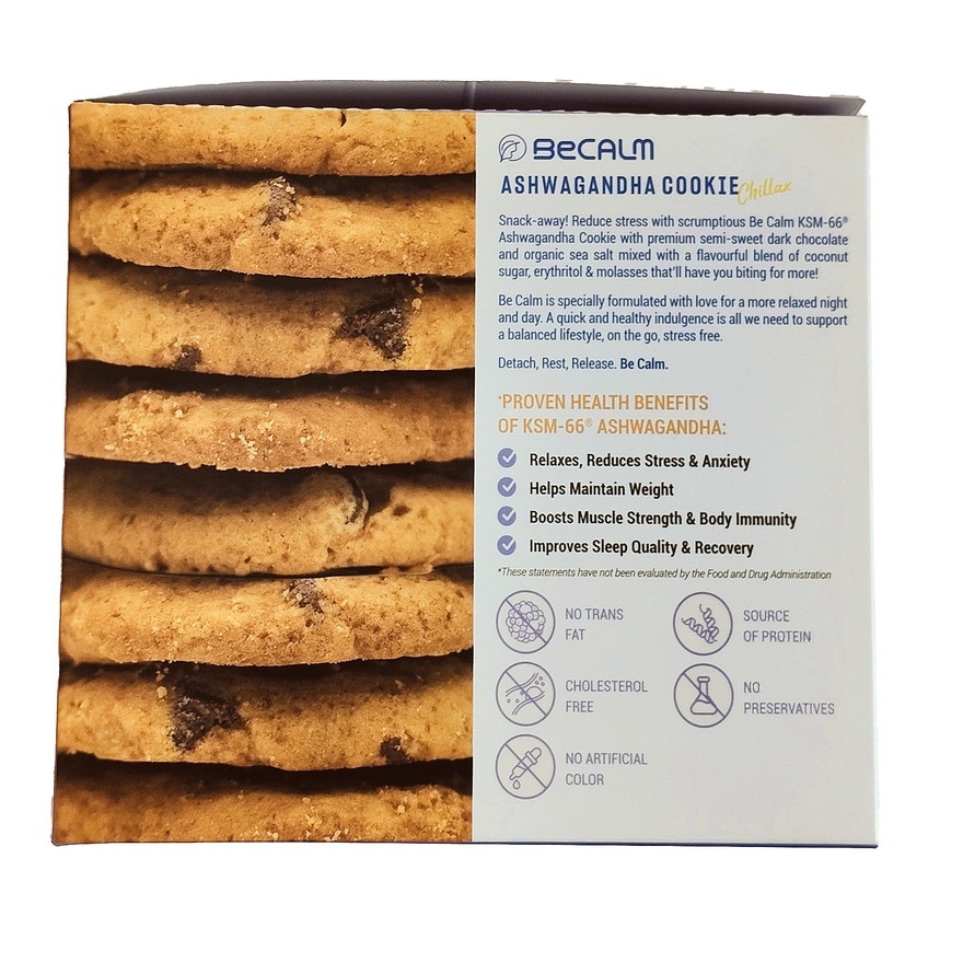 Chillax Ashwagandha Gourmet Chocolate Chip and Sea Salt 1s