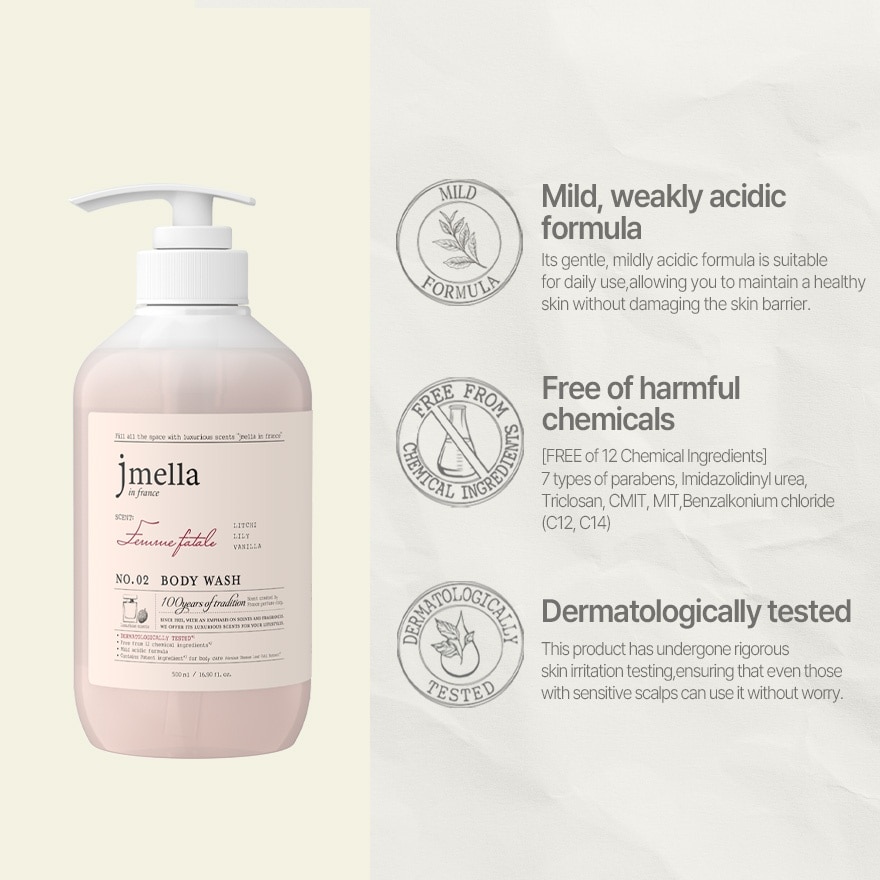 Femme Fatale Body Wash 500ml