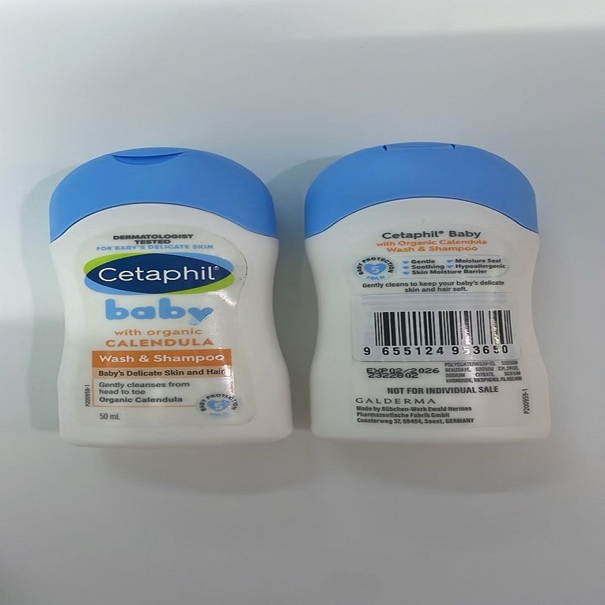 WRP Cetaphil Baby Calendula Wash & Shampoo 50ml