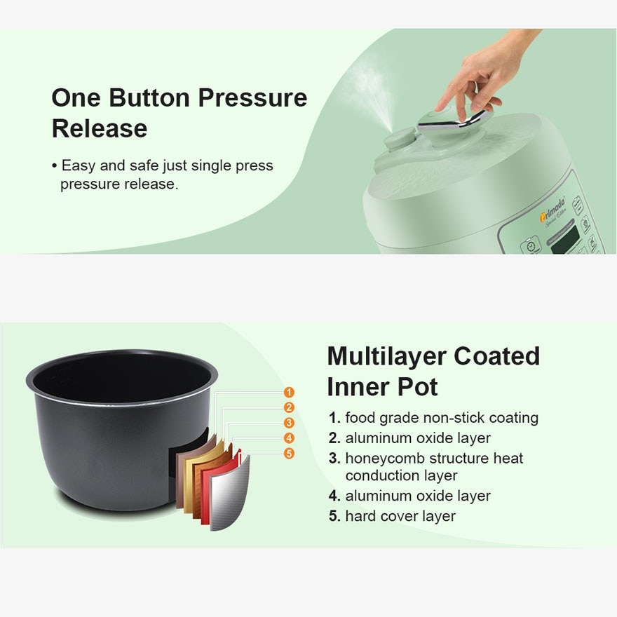 Special Edition Intelligent Pressure Cooker MPC2550 Green