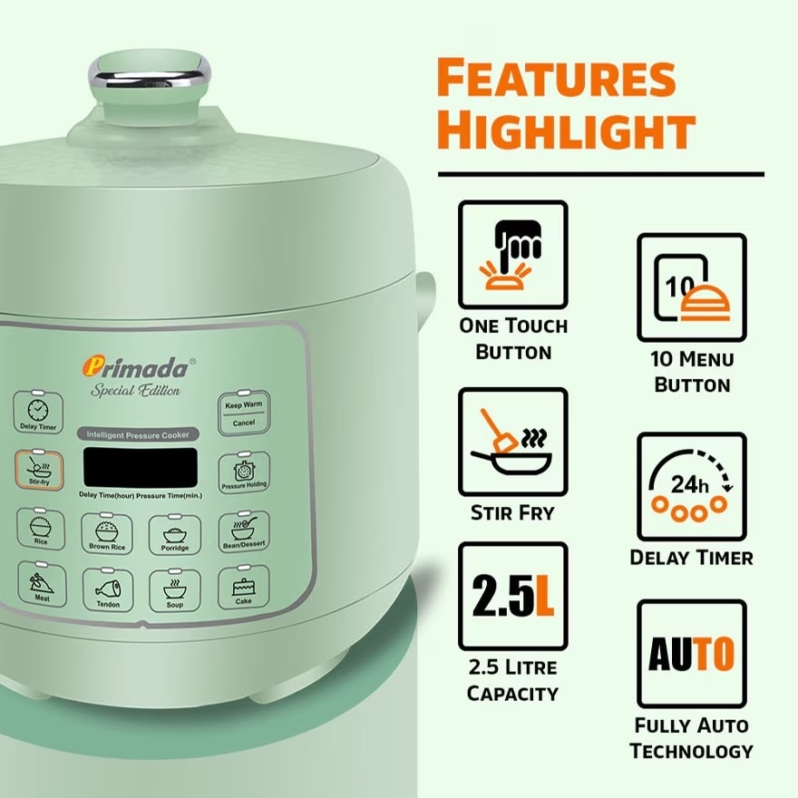 Special Edition Intelligent Pressure Cooker MPC2550 Green
