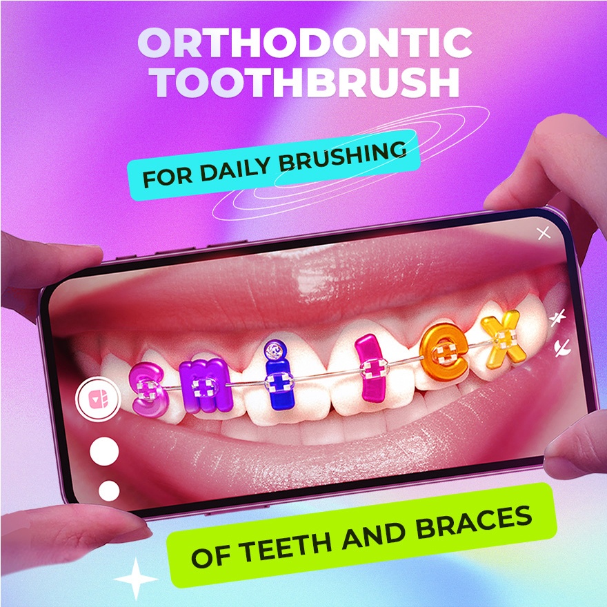 Orthodontic Toothbrush SPLAT ORTHO+ (Blue)