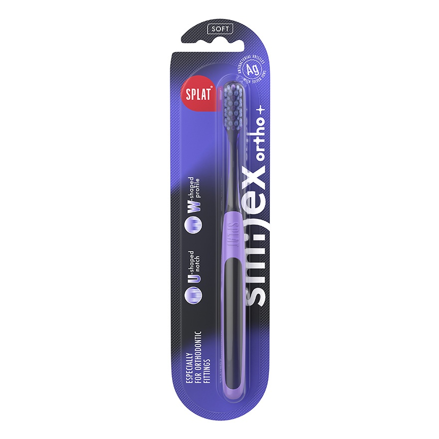 Orthodontic Toothbrush SPLAT ORTHO+ (Blue)