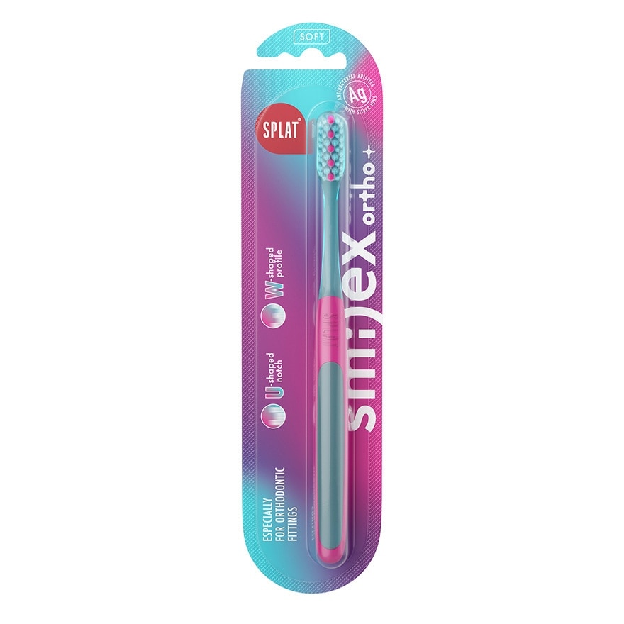 Orthodontic Toothbrush SPLAT ORTHO+ (Turquoise)