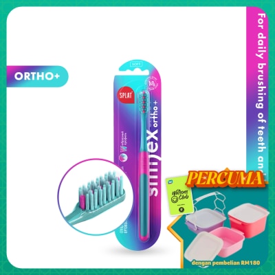 SPLAT - Orthodontic Toothbrush SPLAT ORTHO+ (Turquoise)