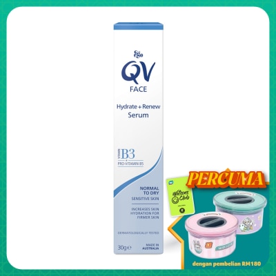 QV QV Face Hydrate + Renew Serum 30g