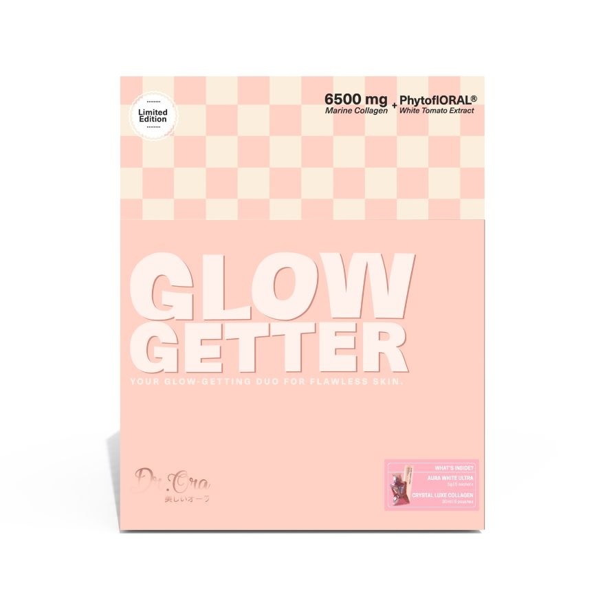 Glow Getter Aura White Ultra & Crystal Luxe Collagen 6s