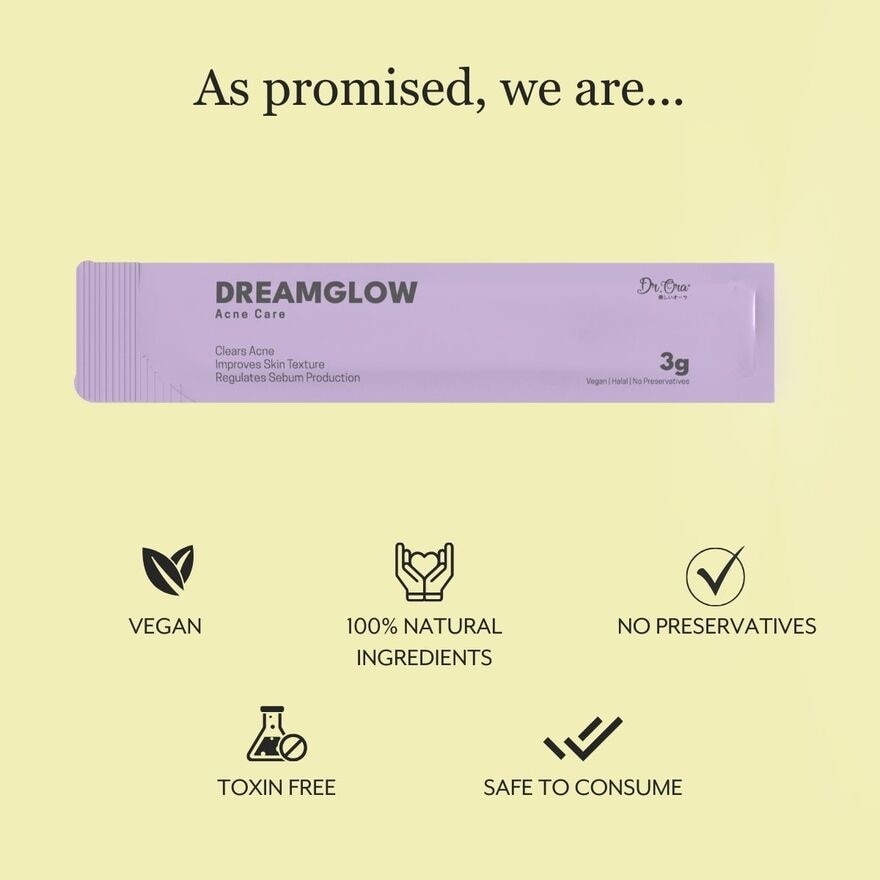 Dream Glow Vegan Acne Supplement 15s x 5g