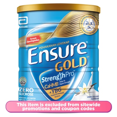 ENSURE Gold Zero Sucrose 800g