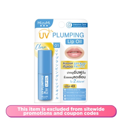 MIZUMI - UV Plumping Lip Oil Clear SPF50+ PA++++ 4g