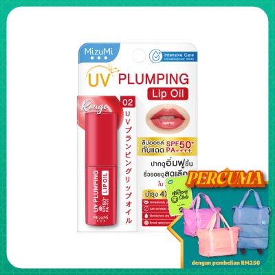 MIZUMI - UV Plumping Lip Oil Rouge SPF50+ PA++++ 4g