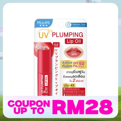 MIZUMI UV Plumping Lip Oil Rouge SPF50+ PA++++ 4g