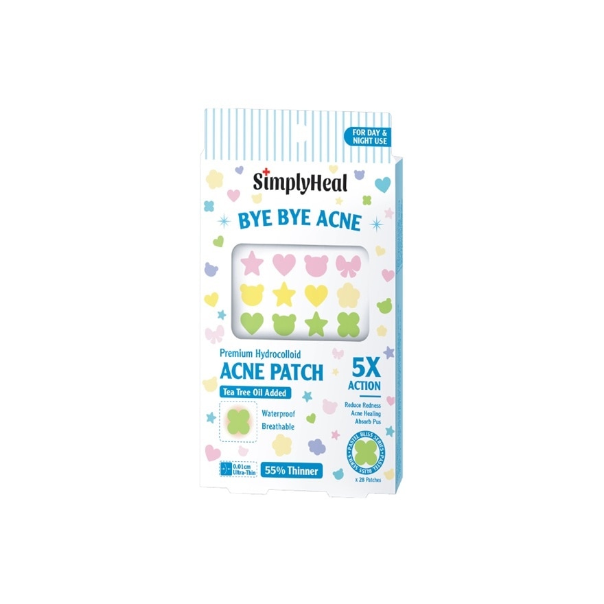 Pastel Bliss Day & Night Premium Hydrocolloid Acne Patch 28s