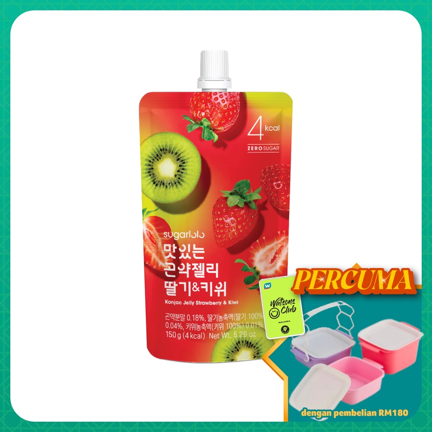 Konjac Jelly Strawberry and Kiwi 150g