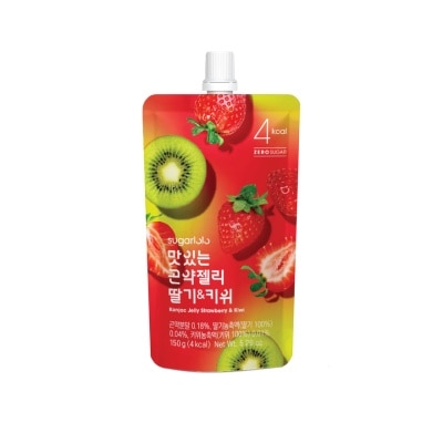 SUGARLOLO Konjac Jelly Strawberry and Kiwi 150g
