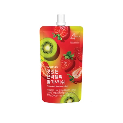 SUGARLOLO - Konjac Jelly Strawberry and Kiwi 150g image
