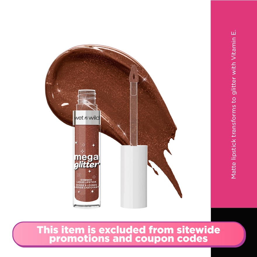 Mega Glitter Shimmer Liquid Lipstick Hear Me Out