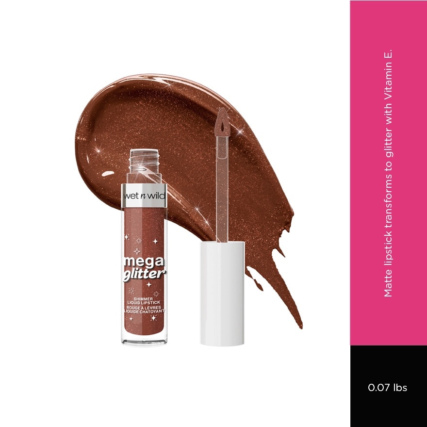 Mega Glitter Shimmer Liquid Lipstick Hear Me Out