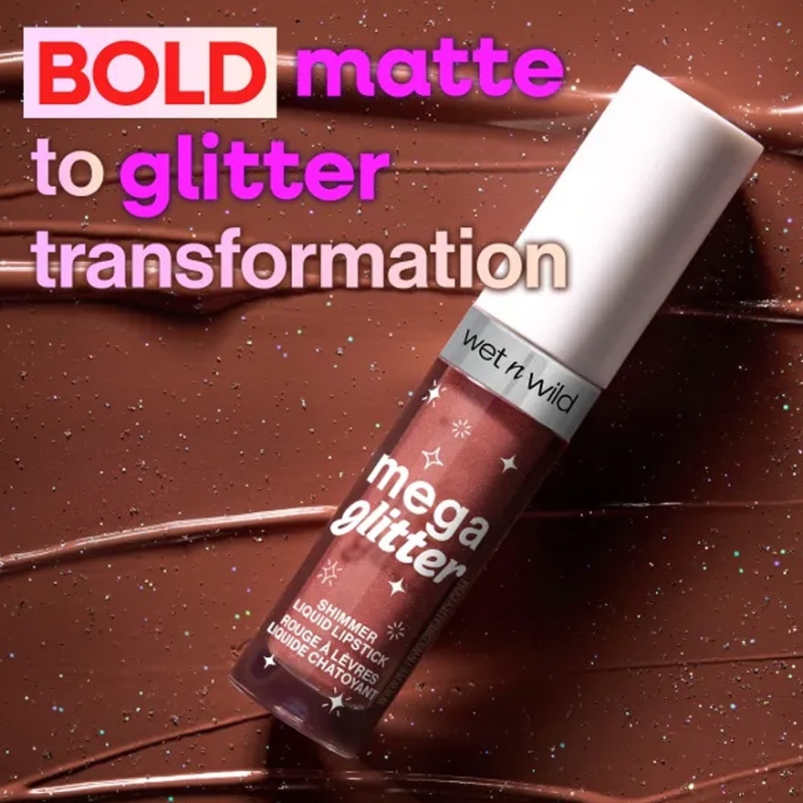 Mega Glitter Shimmer Liquid Lipstick Hear Me Out