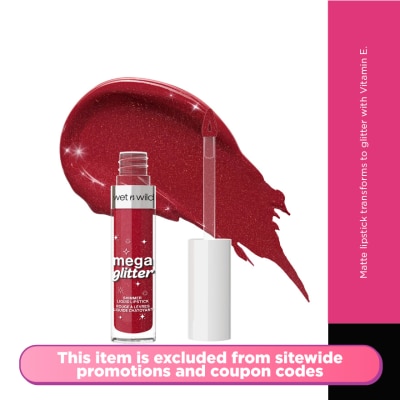 WET N WILD - Mega Glitter Shimmer Liquid Lipstick New Soulmate