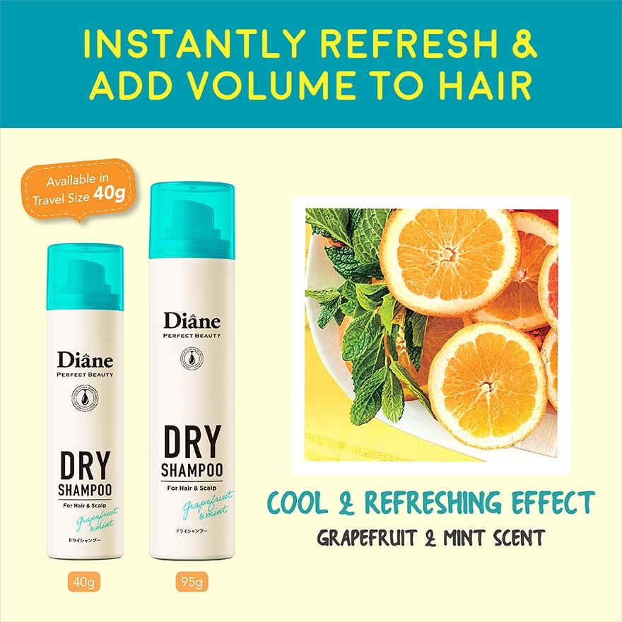 Perfect Beauty Dry Shampoo Grapefruit & Mint 40g image
