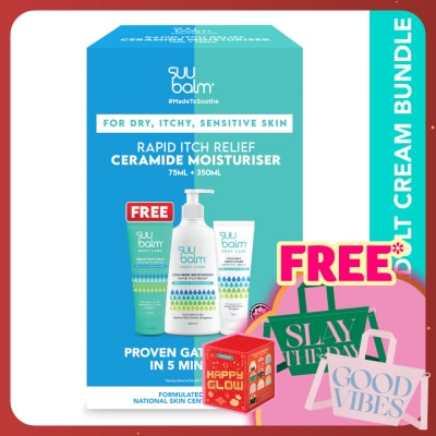 SUU BALM Itch Relieving Moisturising Cream Bundle