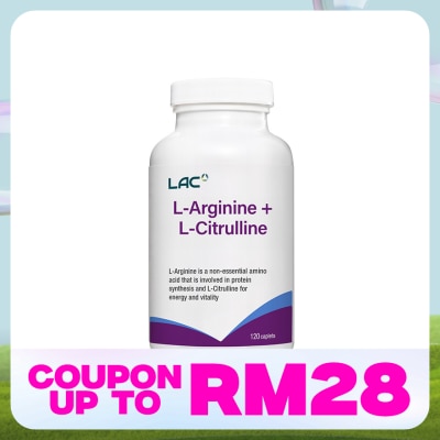 LAC L-Arginine and L-Citrulline 120s