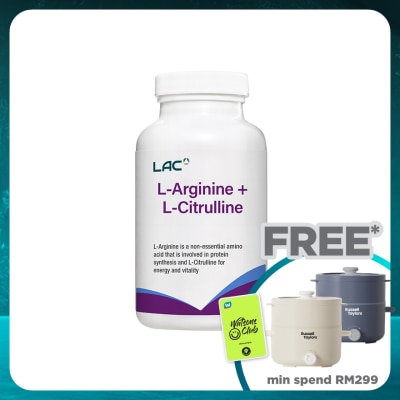 LAC L-Arginine and L-Citrulline 120s