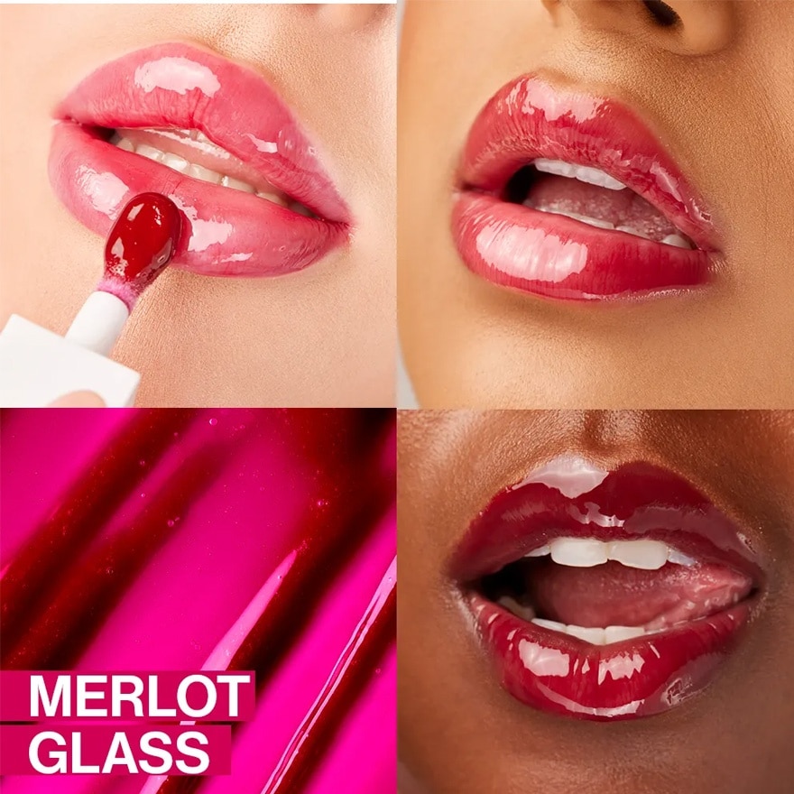 Lip Oil Merlot Glass