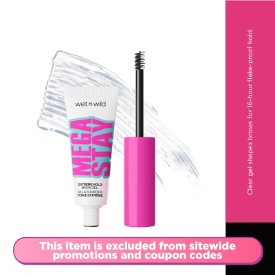 WET N WILD Mega Stay Extreme Hold Brow Gel Clear