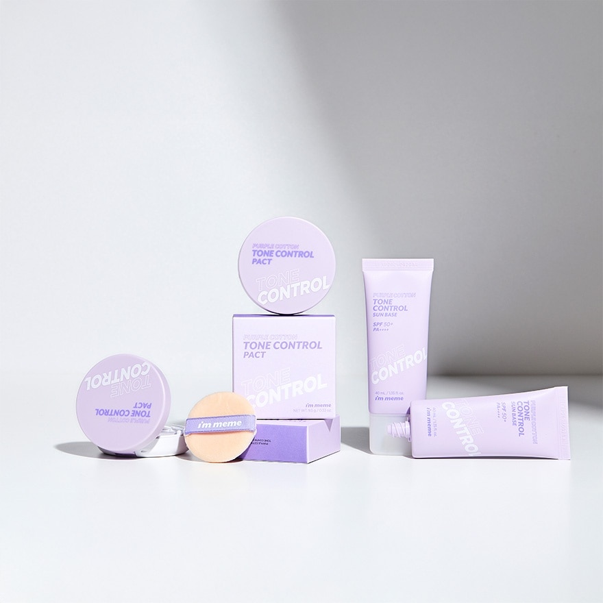 Purple Cotton Tone Control Sun Base