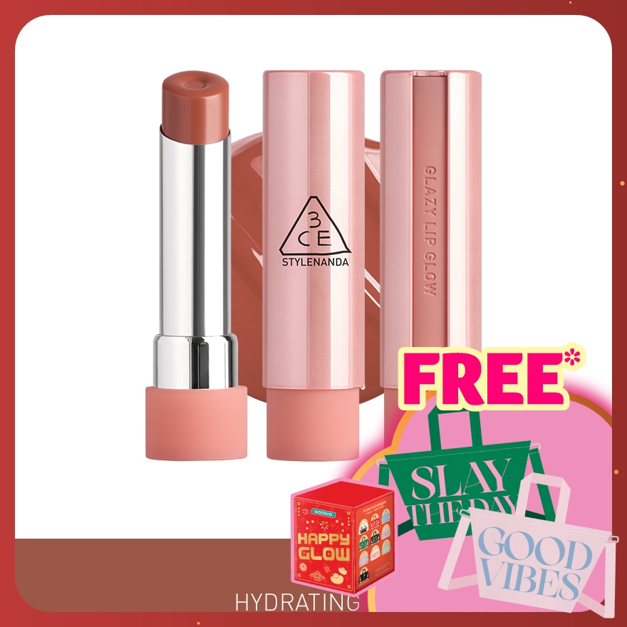 3CE Glazy Lip Glow 32 Peachy