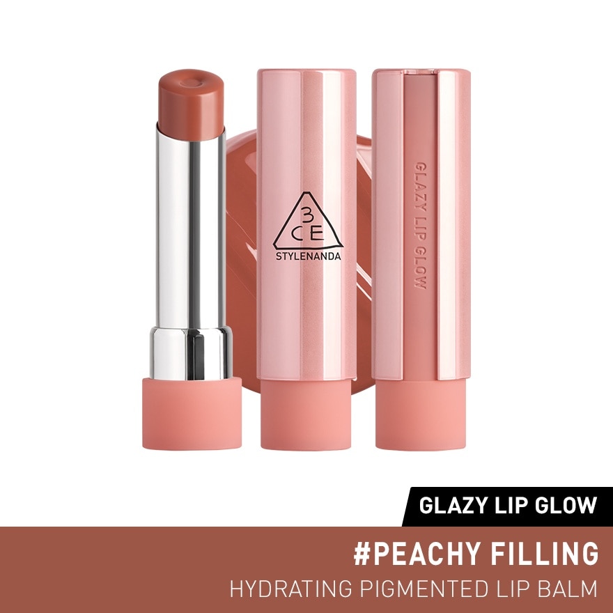 3CE Glazy Lip Glow 32 Peachy