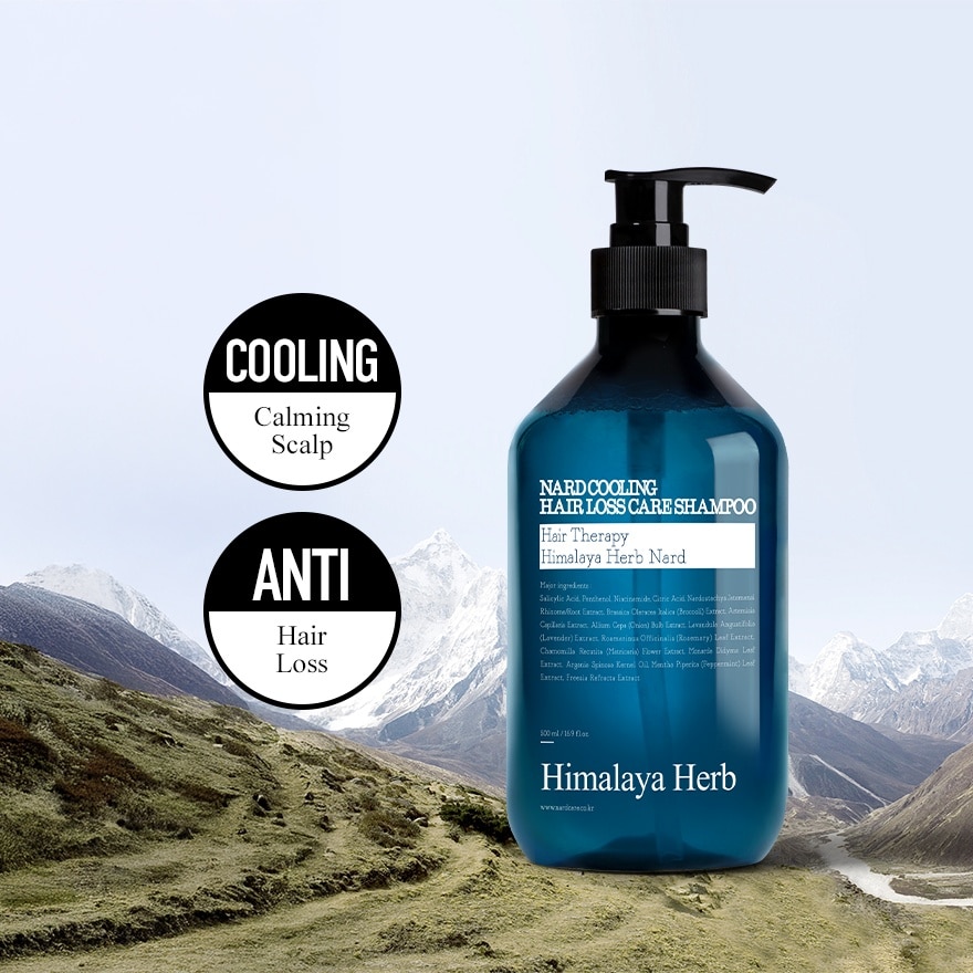 Cooling Hair Loss Care Shampoo 500ML