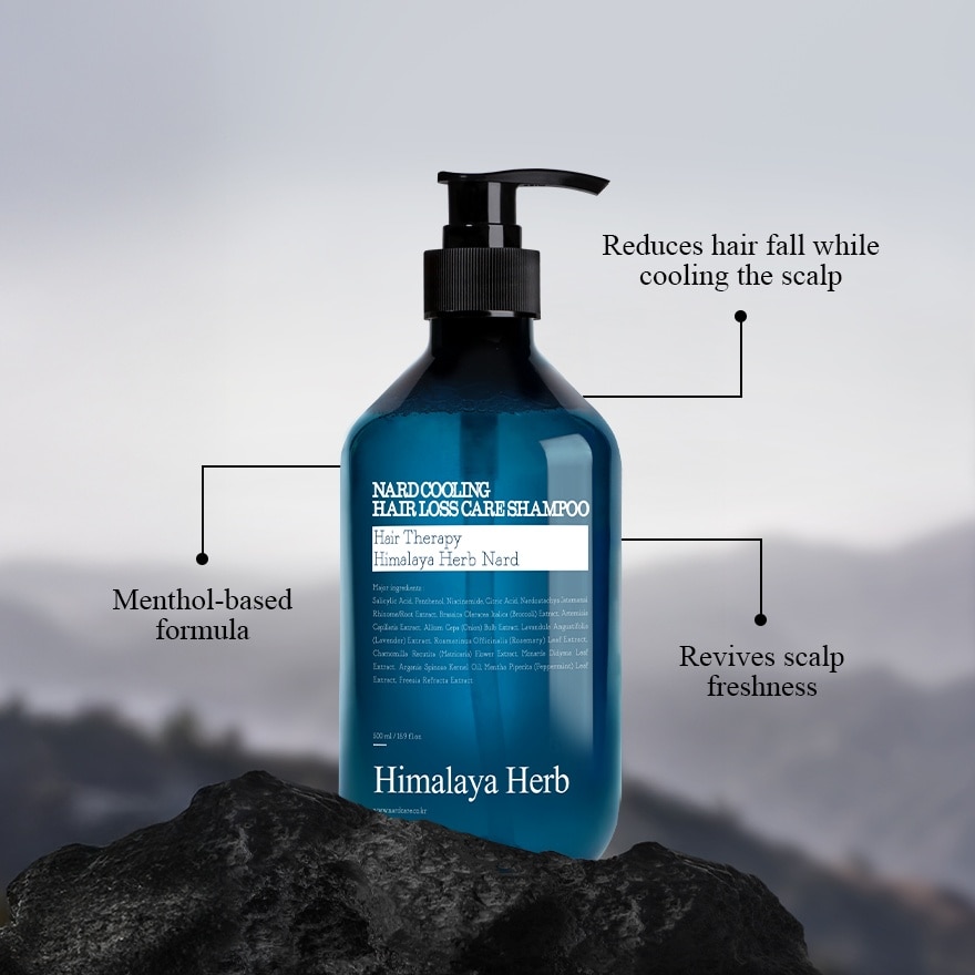 Cooling Hair Loss Care Shampoo 500ML
