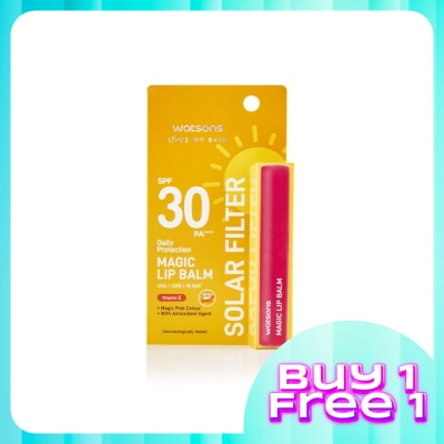 WATSONS Skin Solar Filter Daily Protection Magic Lip Balm SPF30 PA++++ 1.7g