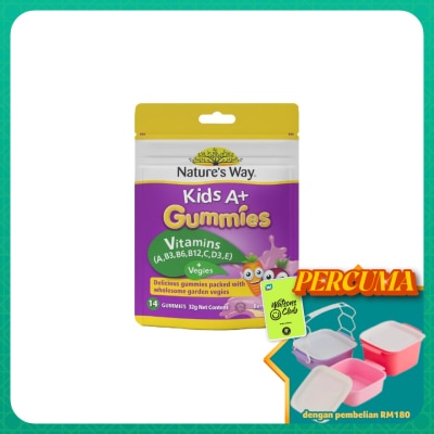 NATURE'S WAY - Kids A+ Vita Gummies 14's