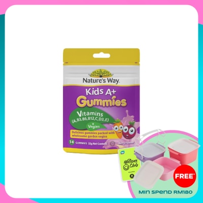 NATURE'S WAY Kids A+ Vita Gummies 14's