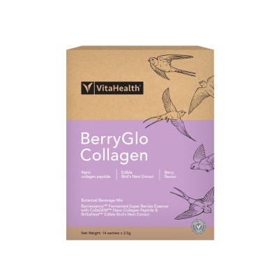VITAHEALTH - BerryGlo Collagen in Berry Flavour 14's image