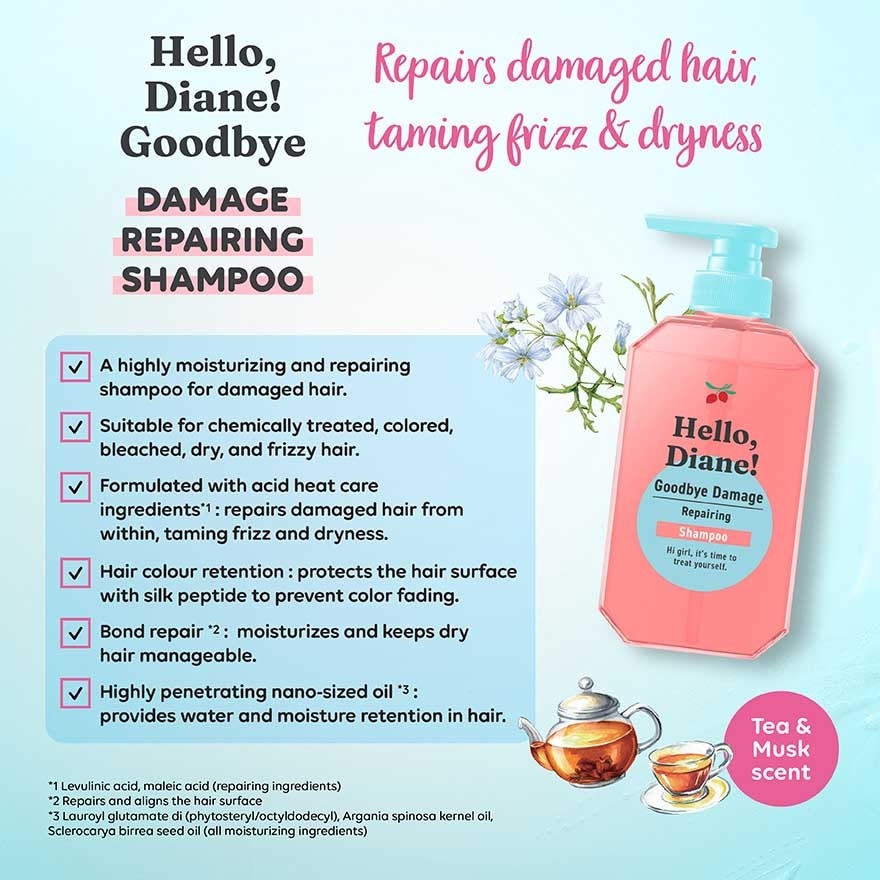 Hello, Diane! Goodbye Damage Repairing Shampoo 400ml